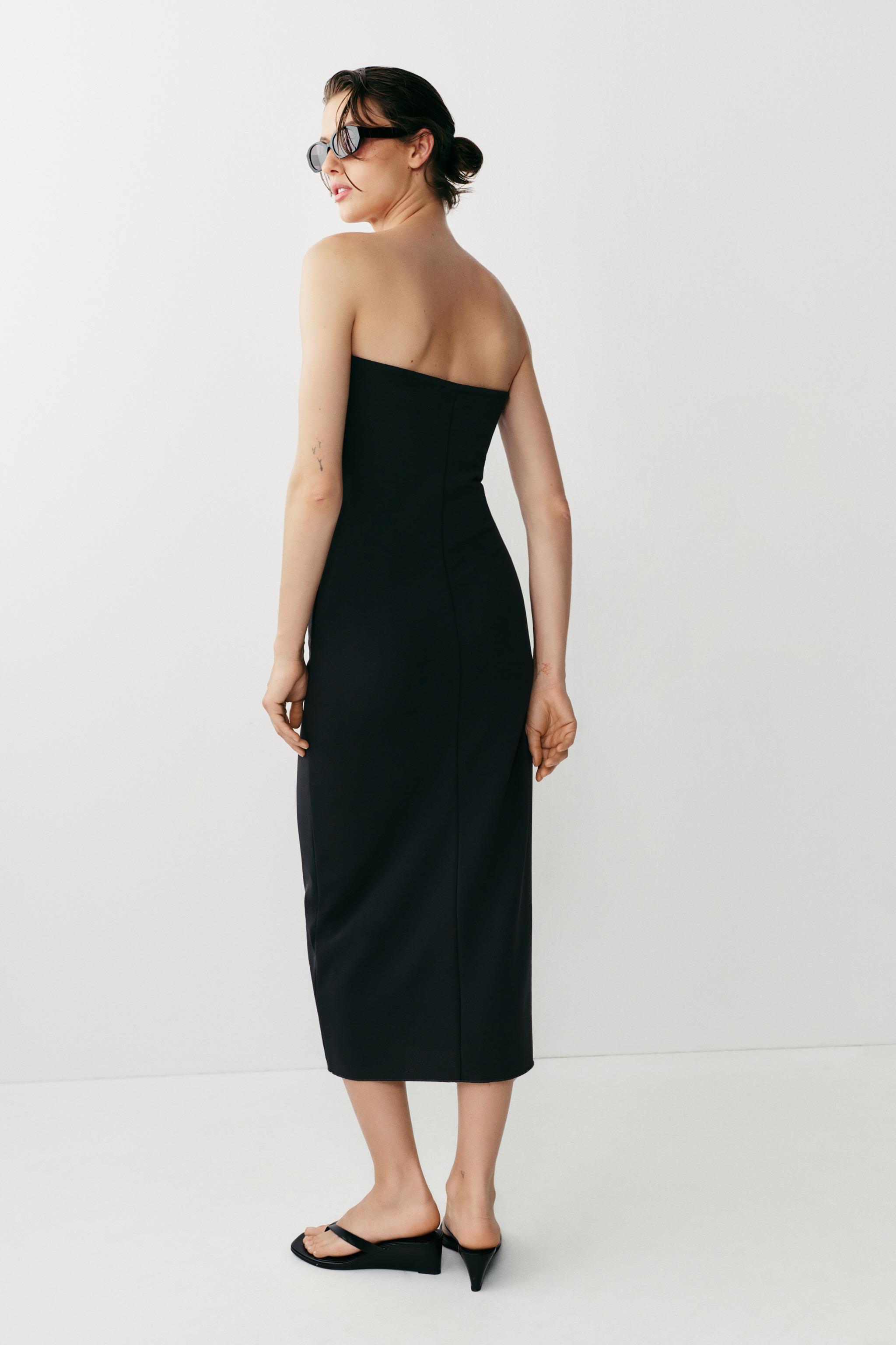 STRETCH FIREMAN CLASP DRESS